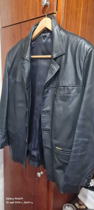 Мъжко кожено сако произведено в България