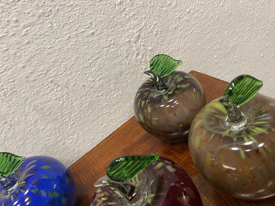 Италиански ябълки ябълка от мурано стъкло фигури от стъкло