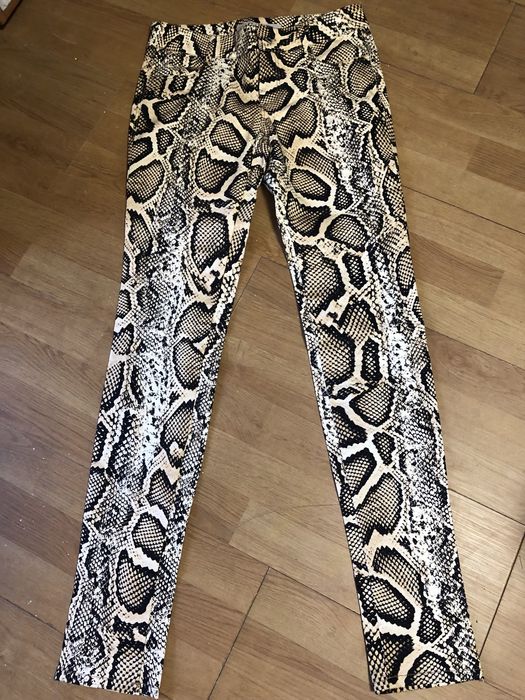 Blugi animal print Zara S
