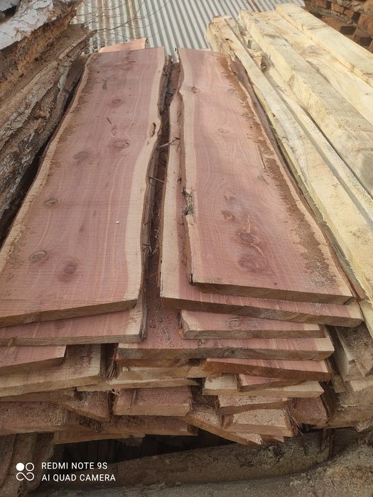 Saunalar uchun qizil yogoch 3.5 tilingan holatingan100%quruq