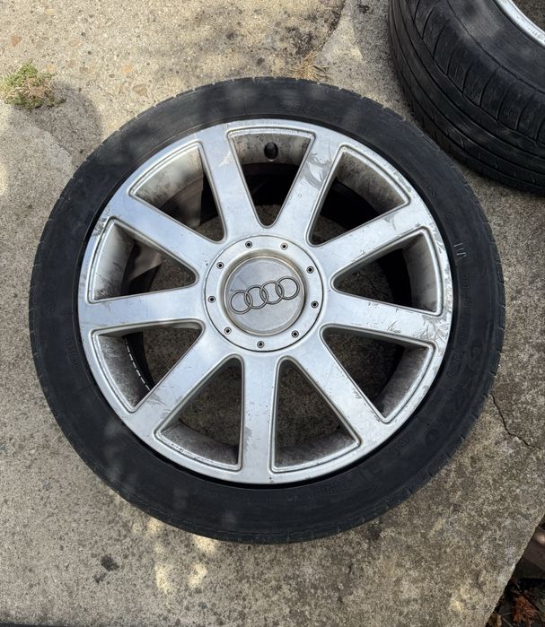 Джанти audi s-line 5x112 17 et43 7.5j с гуми 225/45/17