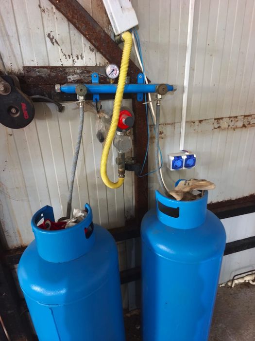 Kit pentru centrala pe gpl, butelie-repartitor-robinet de presiune,etc