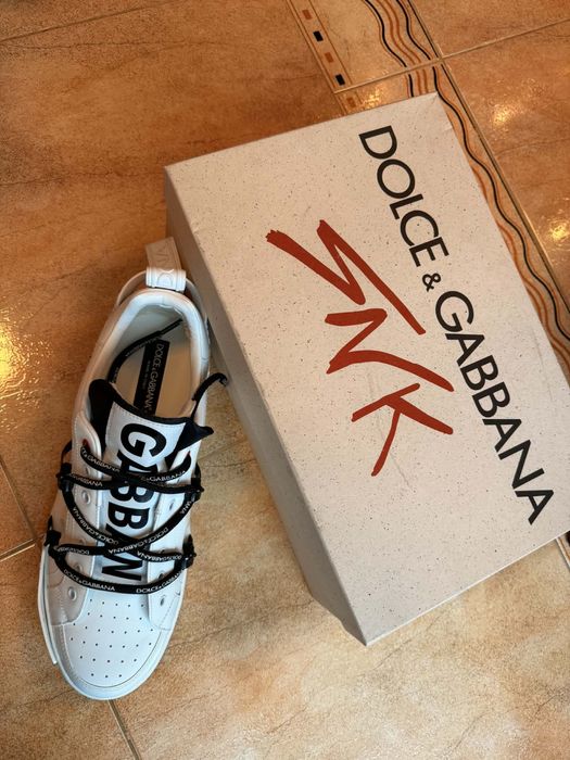 Кожени маратонки/кецове/ обувки на Dolce & Gabbana D&G