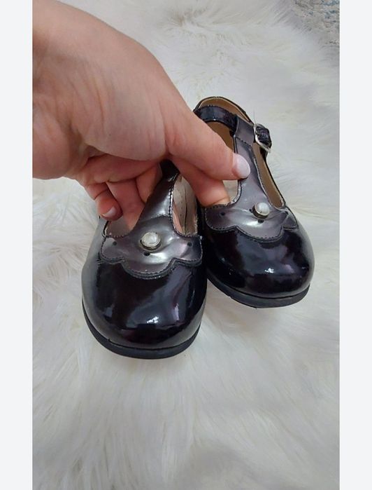 Balerini fetiță piele naturală Marelbo nr 29 18.5 cm