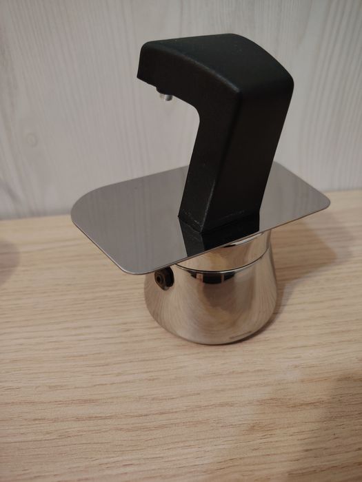 Cafetieră italian vintage Luxa Guido Bergna – NEFOLOSIT, rar – inox, M