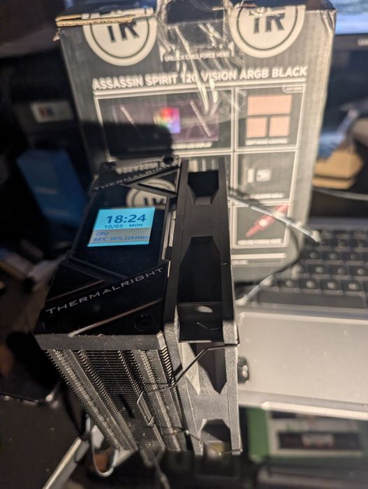 Okazie ‼️ Cooler i7 Ryzen 7  TR Assassin Vision cu Display LCD- la cutie !