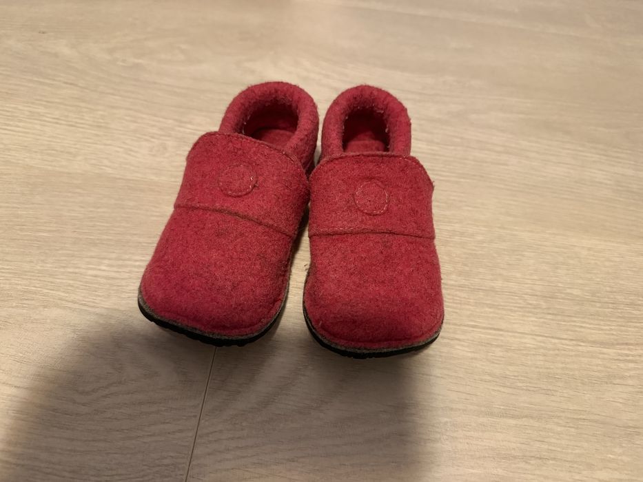 Zeazoo детски пантофи 100% вълна 22-23 р-р + вълнена стелка