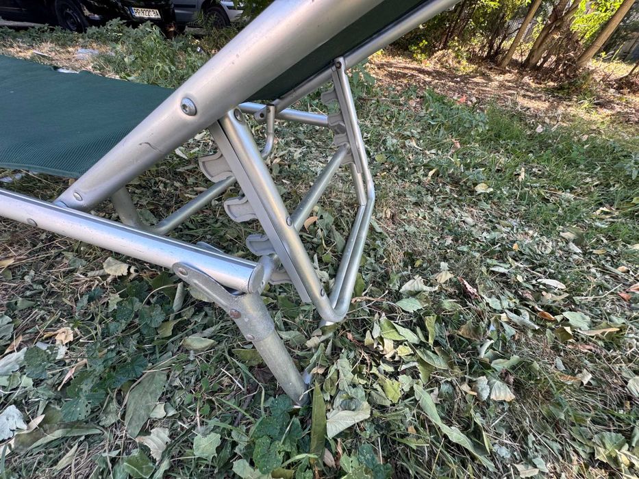 Сгъваеми шезлонги 2бр с шалтета