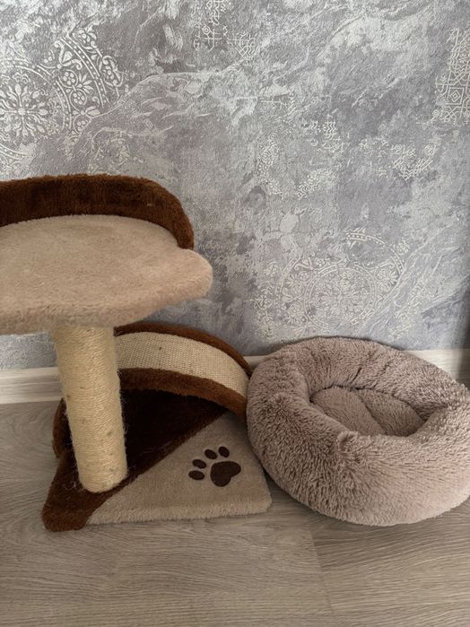 Когтеточка с лежанкой