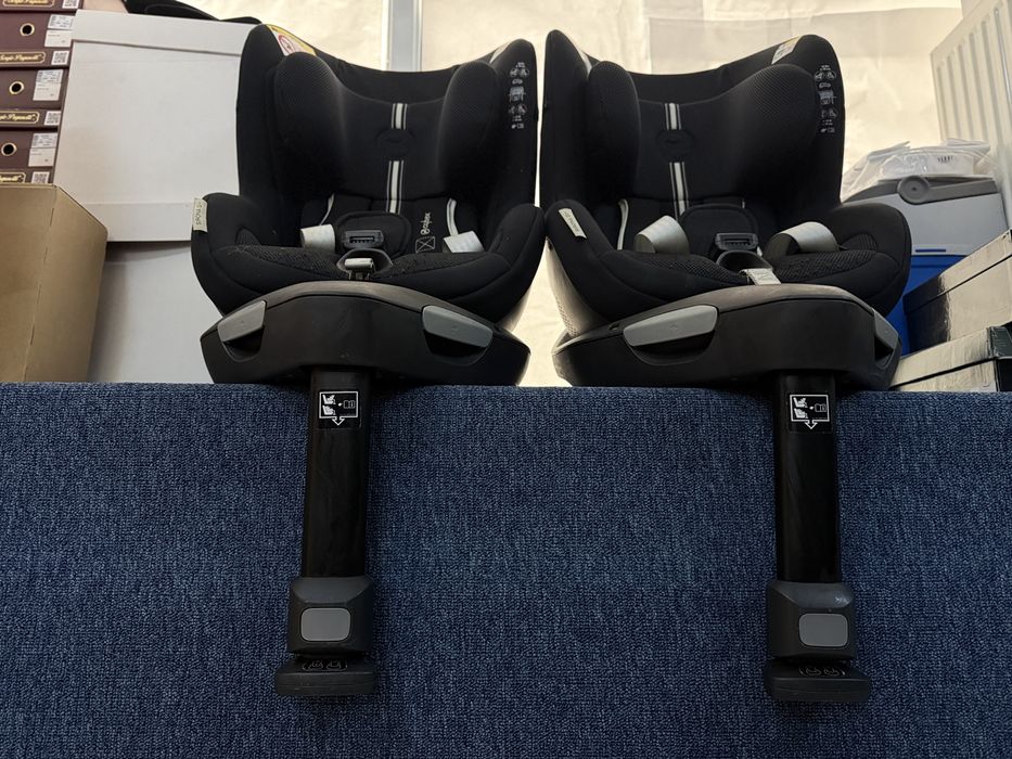 2x Cybex Sirona Gi i-Size (Gold), rotativ 360, Isofix-stare excelenta