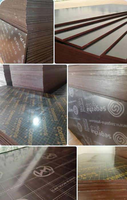 Фанера Финская ламинир 3,5,8,10,12,15,18,21,24,27,30,40х1220х2440мм