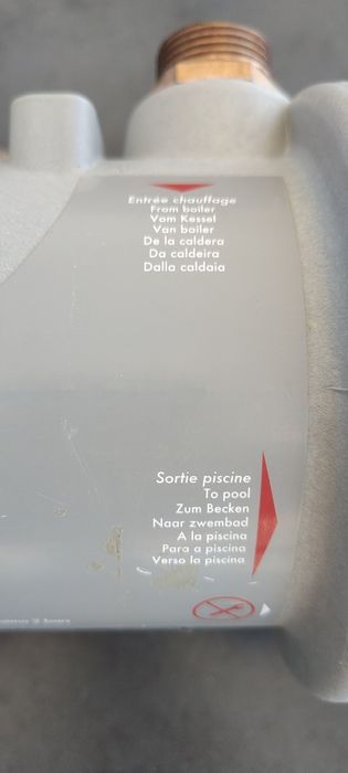 Schimbator de caldura ,boiler pentru incalzit piscina 40 kw