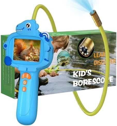 Нов Детски бороскоп 1080P с фото видео водоустойчива сонда LED светлини и IPS екран