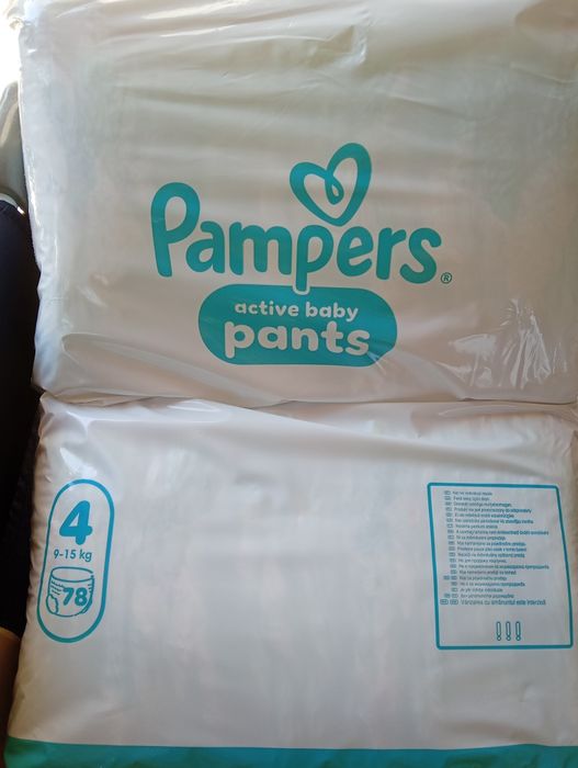 Pampers pants  4  , 78bucati 1 leu/buc