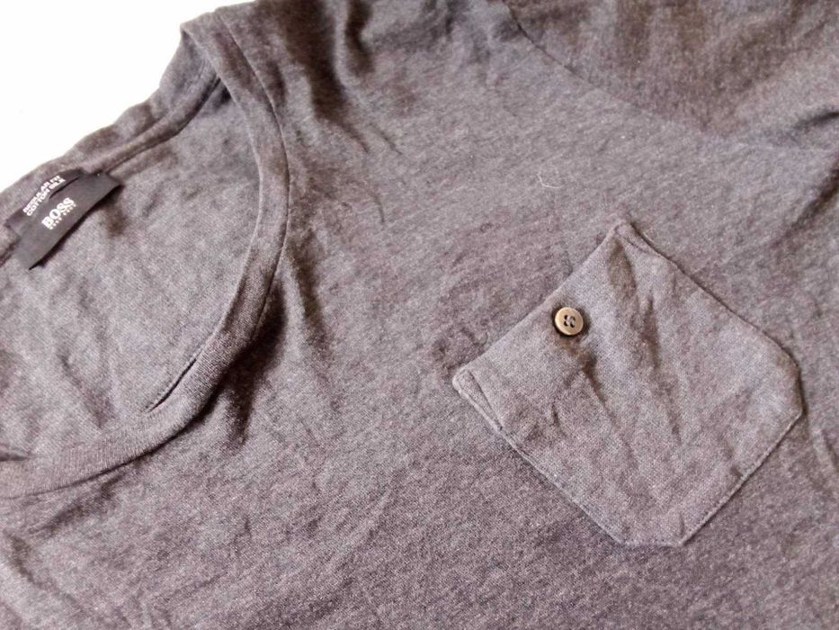 Hugo Boss памучна мъжка блуза с джоб