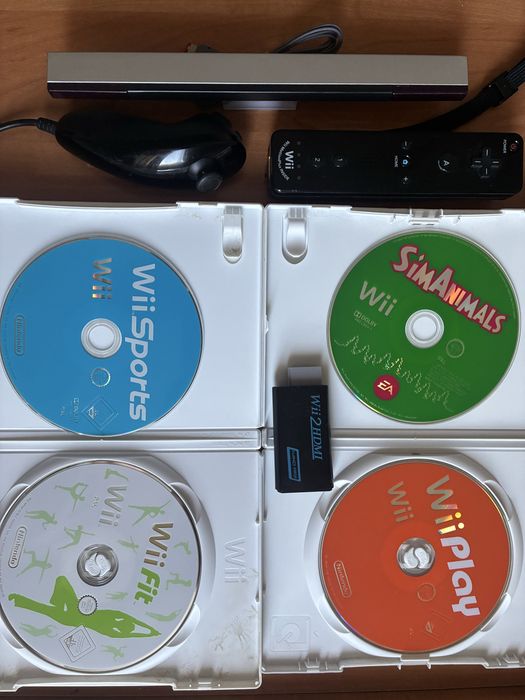 Nintendo Wii с оригинални игри hdmi