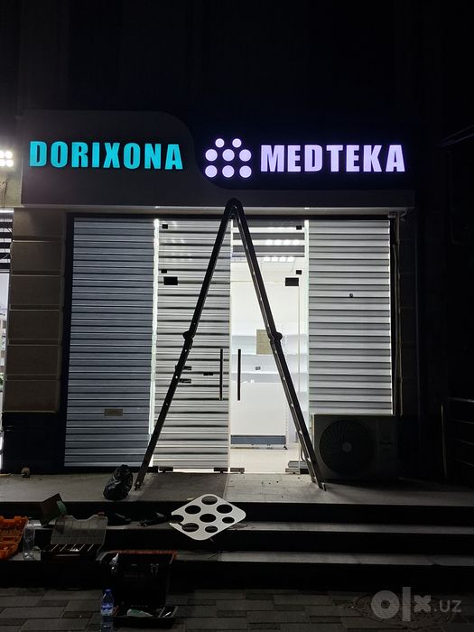 Bukva Harflar har xil turdagi Laytboks Viveska Banner Orakal