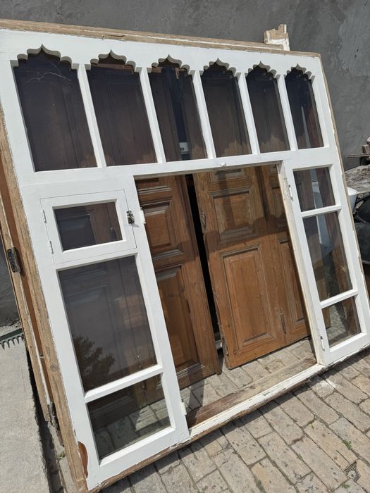 Deraza 2 qavatli yogochdan