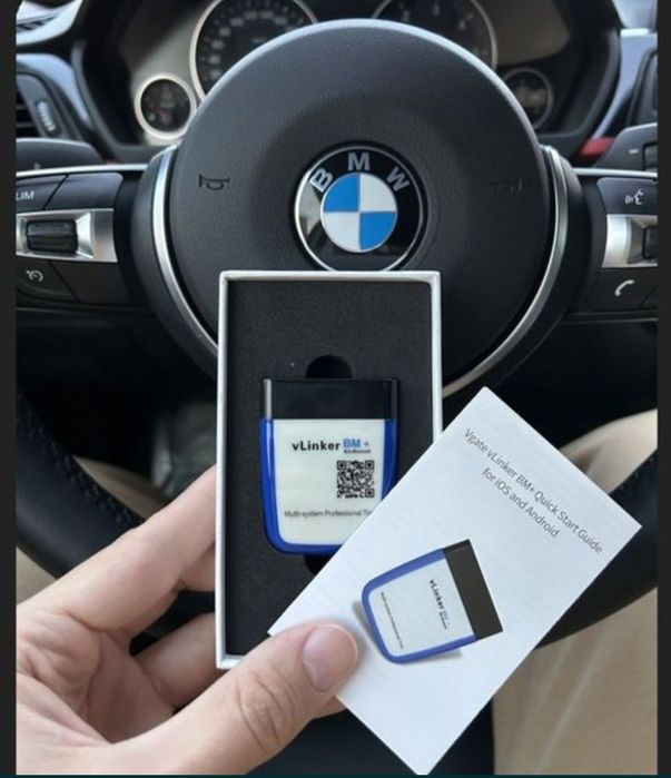 Vlinker BM+ Interfață BMW Codare Activare funcții Regenerare DPF BimmerLink BimmerCode Carista Jscan etc