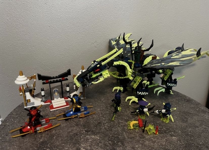 Lego призрачный дракон