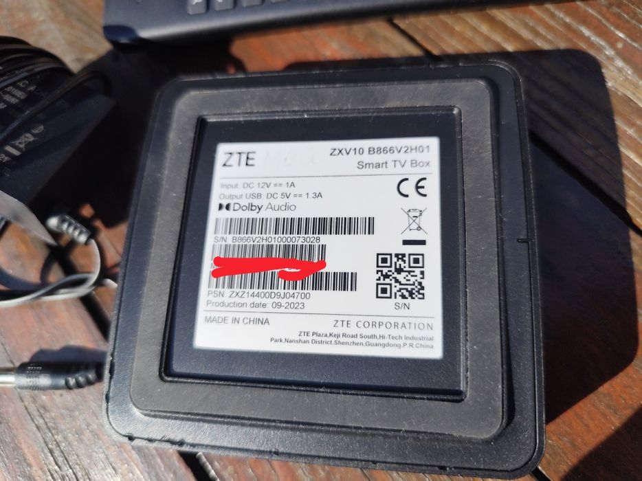 Yettel Smart TV Box / ZTE ZXV10 B866V2H01 / Отключен /