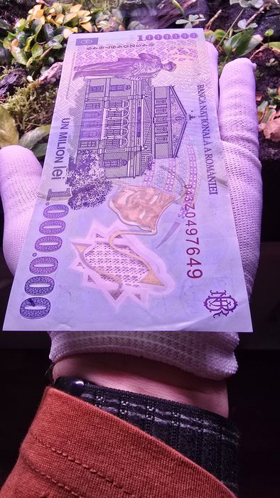 Bancnote 1000000 lei un milion de lei
