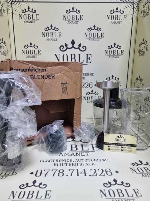 Noble Amanet - Bonsenkitchen HB3203 4-in-1 Blender de mana electric