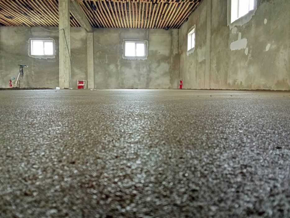 Полусухая стяжка полов