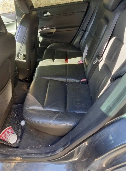 Interior piele neagra scaune și bancheta Volvo S40 V50