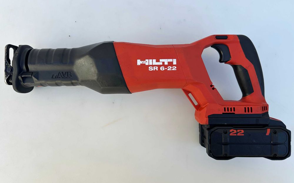 HiLTi SR 6-22 AVR Nuron - Безчетков саблен трион 2x22V 5.10Ah перфектен!