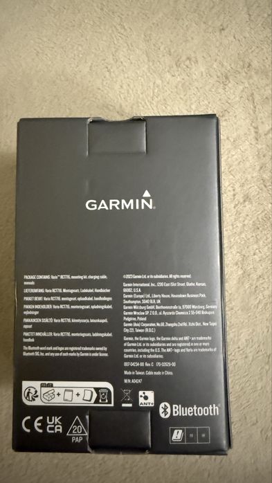 Lumina ciclism spate plus camera cu radar GARMIN VARIA RCT716 noua nefolosita