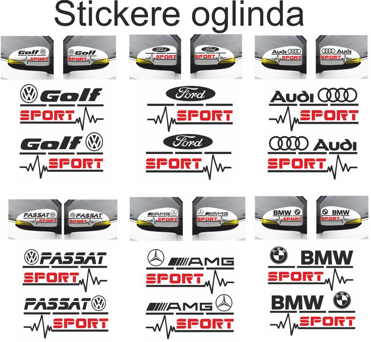 Stickere auto-moto / stickere calitate / preturi mici / stickere casa