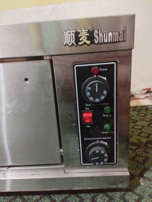 Shunmai elektr pech (deck oven) sotiladi.
1 qavatli, non, somsa, pitsa