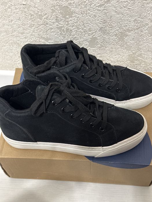 Кеды, замшевые черные