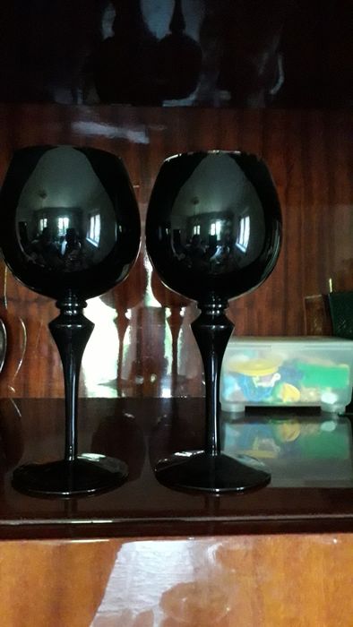 Бокалы матовые стеклянные