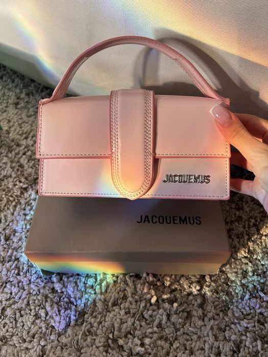 Geanta Jaquemus Le mabbino powder pink pe stoc