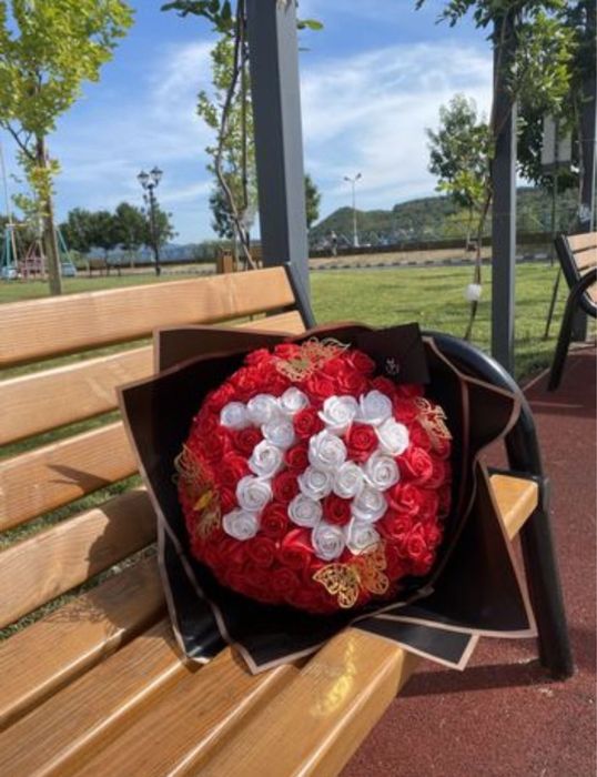 Buchet de trandafiri si sapun