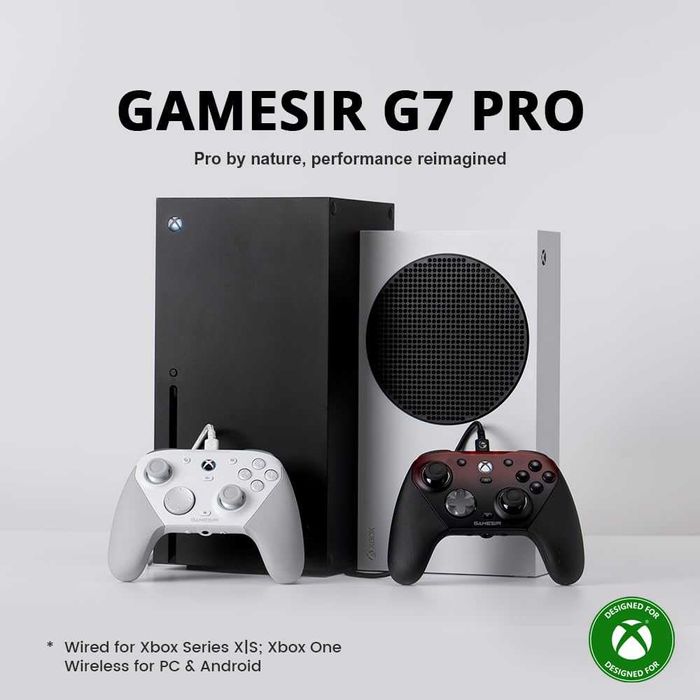 Безжичен контролер GameSir G7 Pro със зарядна станция (Нов)