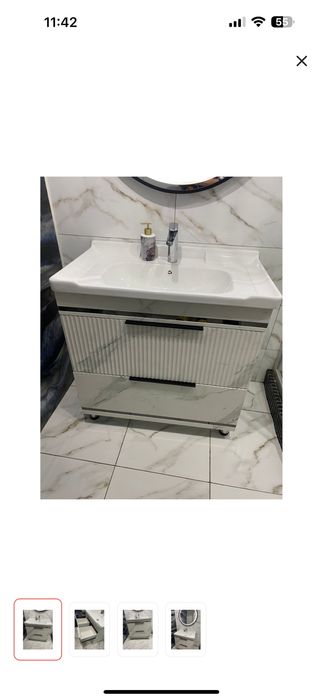 Тумбы с раковиной разные