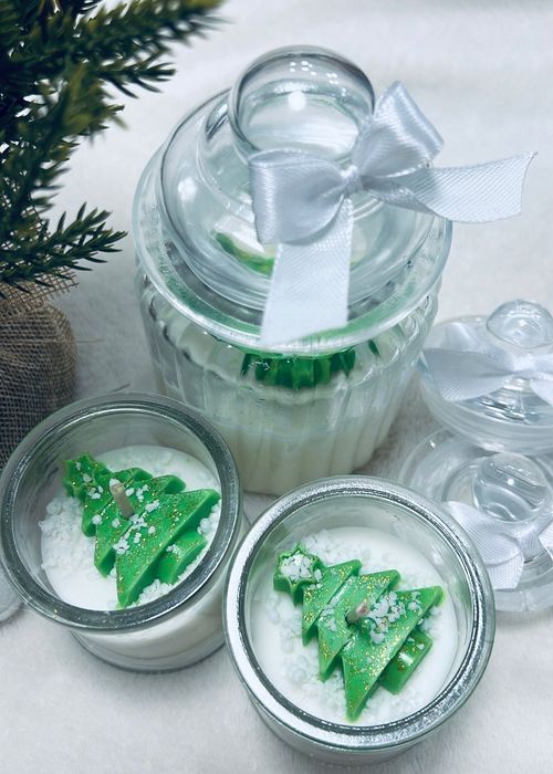 Коледни соеви ароматни свещи