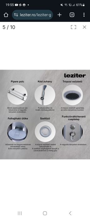 Cabina de dus cu hidromasaj NOUA