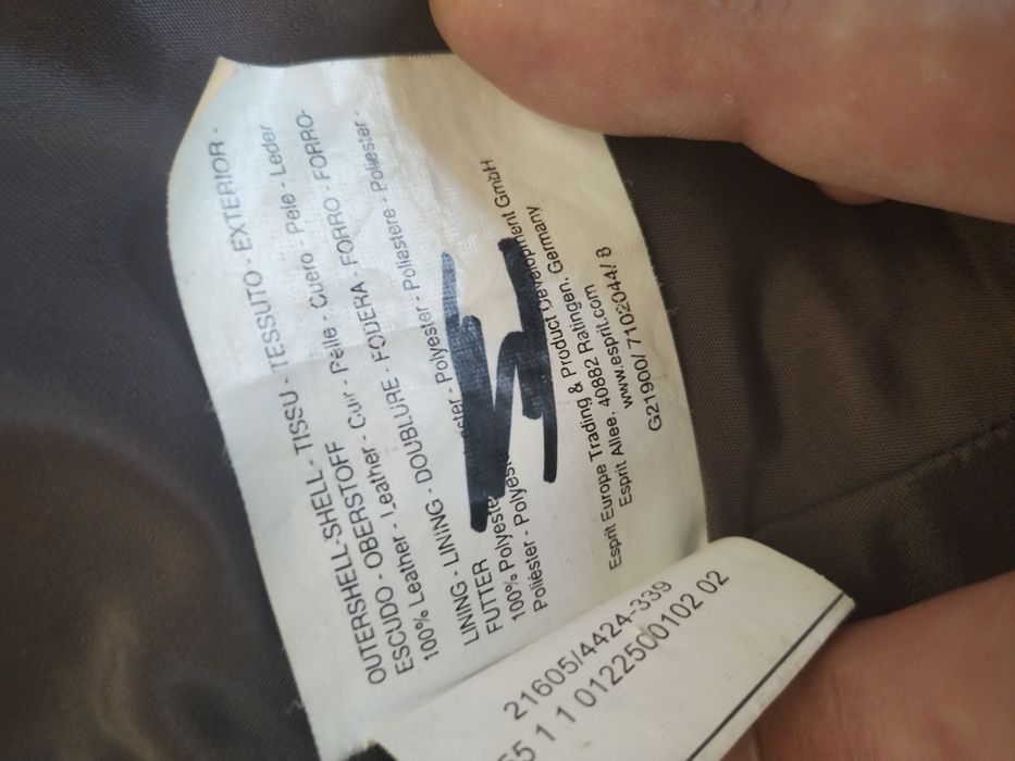 Geacă de piele Esprit , damă, 36