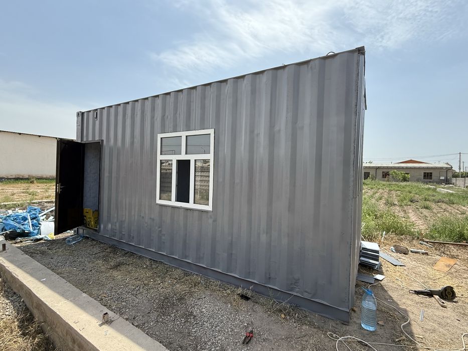 Kontinerdan domik va ofice tayyorlab sotamiz