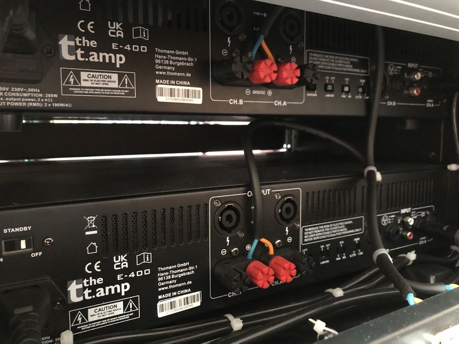 Amplificatoare t.amp E-400 – Stare Impecabilă (Ca Noi!)