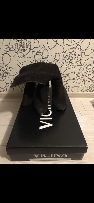 Cizme VICINA  Piele intoarsa