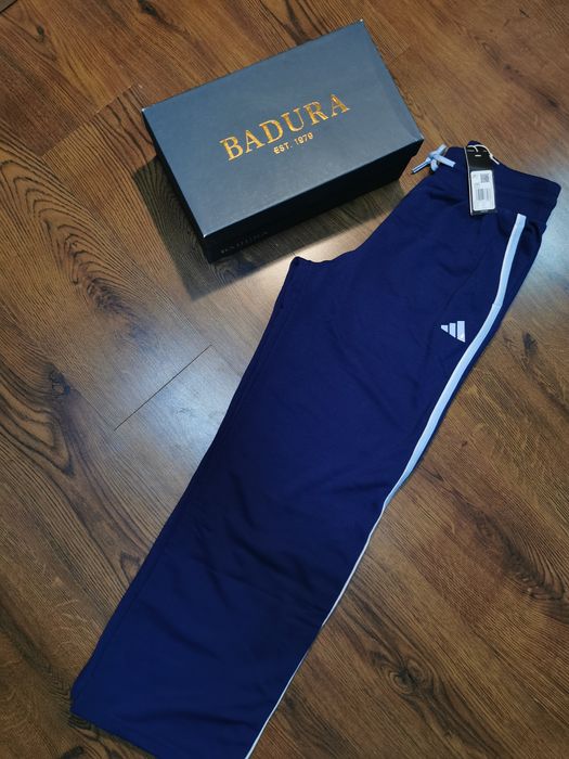 Pantaloni trening Adidas damă M – albastru, lungi, sport & casual