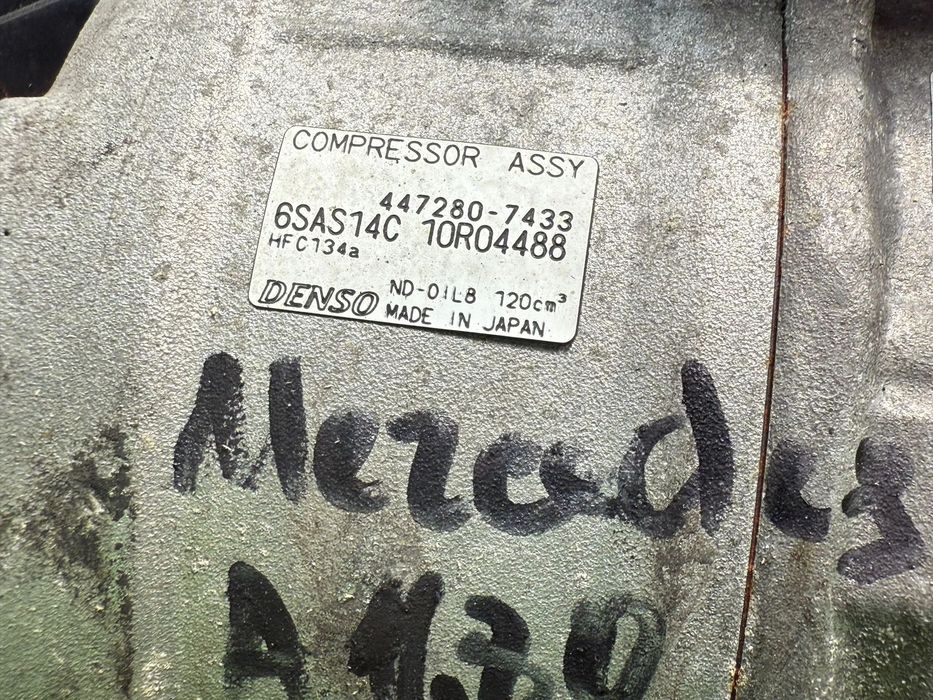 COMPRESOR AC MERCEDES BENZ A180 CDI BlueEFFICIENCY W176 2015 1.5 DIESEL Sedan COD OEM 447280-7433 10R04488 A0042301711 2012-2018