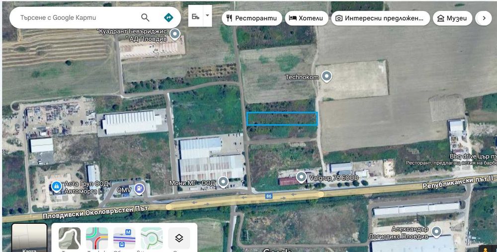 Продава се Парцел в Пловдив, Индустриална зона - Юг - 2600 кв.м за 26 €/кв.м - Снимка #2