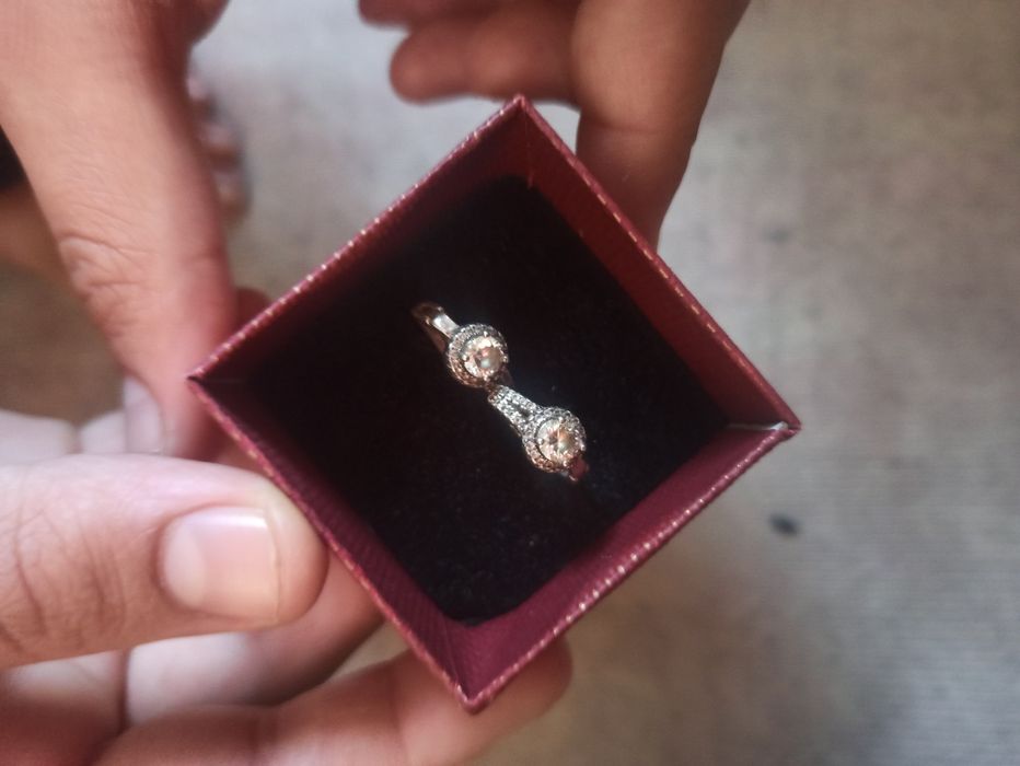 Серёжки серебро 925 пробы