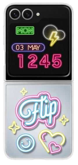 Husa Samsung Flipsuit pt Samsung Galaxy Z Flip6/Flip7 FE, Transparenta